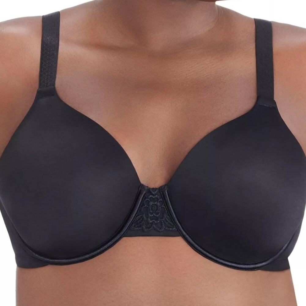 Vanity Fair Beauty Back Full Figure Smoothing Underwire Bra 36D Black